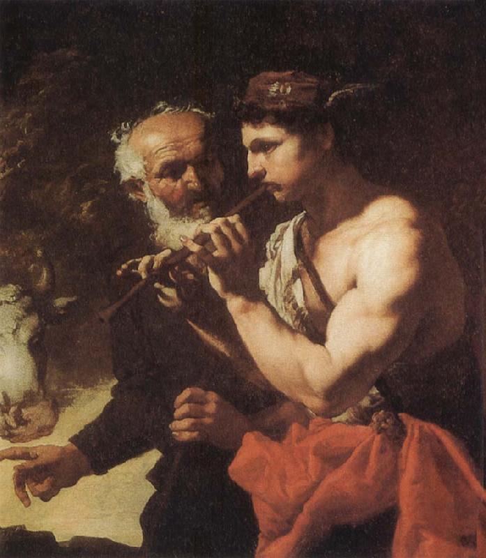 Johann Carl Loth Mercury piping to Argus oil painting image